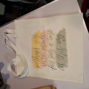 Perhaps You Were Made For Such A Time As This Canvas Bag